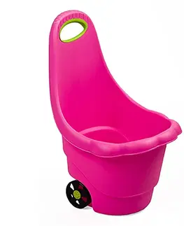 Hračky na záhradu BAYO - Detský multifunkčný vozík Sedmokráska 60 cm ružový