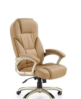 Kancelárske stoličky HALMAR Desmond kancelárske kreslo s podrúčkami béžová