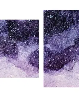 Abstraktné obrazy 5-dielny obraz abstrakcia nočnej oblohy