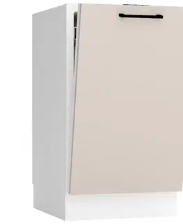 Dvierka a čelá zásuviek pre kuchynske skrinky Predná stena umývačky Max 45pz svetlo béžová