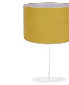 Lampy   - Stolná lampa BRISTOL 1xE14/15W/230V žltá/biela 