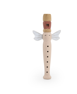 Hudobné hračky LABEL-LABEL - Drevená flauta - Pink