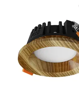 Svietidlá APLED APLED - LED Podhľadové RONDO WOODLINE LED/3W/230V 3000K pr. 9 cm jaseň masív 