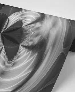 Samolepiace tapety Samolepiaca tapeta umelecká abstrakcia v čiernobielom