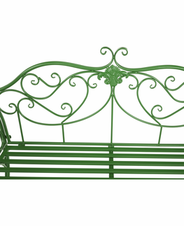 Záhradné lavice KONDELA Etelia záhradná lavička zelená