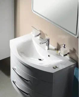 Kúpeľňa SAPHO - ARAS umývadlo 90x50,5cm, liaty mramor, biela 90911