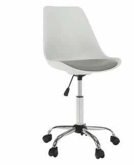 Kancelárske stoličky Kancelárska stolička DARISA NEW Tempo Kondela Biela / sivá