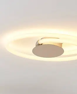 Stropné svietidlá Lucande Lucande Ovala stropné LED svietidlo, 53 cm