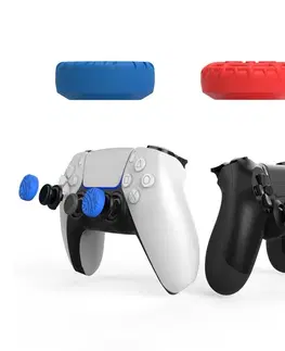 Gadgets iPega P5029 PlayStation 4/5 krytky na controller, červené/modré PG-P5029
