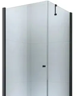 Sprchovacie kúty MEXEN/S - PRETORIA sprchovací kút 70x120, transparent, čierna 852-070-120-70-00