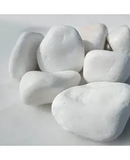 Záhradné jazierka Kamen alpsky snehobiely 2-4cm 10kg