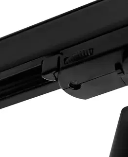 Kolajnicove svietidla Moderný 3-fázový koľajnicový reflektor čierny AR111 - Jeany