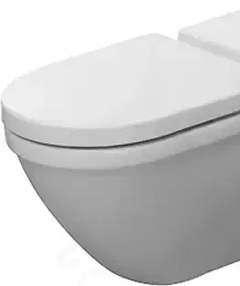Záchody DURAVIT - Starck 3 Závesné WC, bezbariérové, biela 2203090000