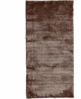 Koberce a koberčeky KONDELA Annag koberec 80x150 cm svetlohnedý