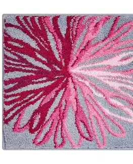 Koberce a koberčeky Grund Kúpeľňová predložka Art ružovo-sivá, 50 x 60 cm
