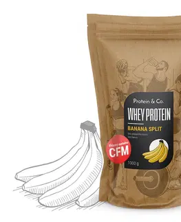 Proteíny Protein&Co. CFM Whey protein 80 1000 g PRÍCHUŤ: Biscuit cookie