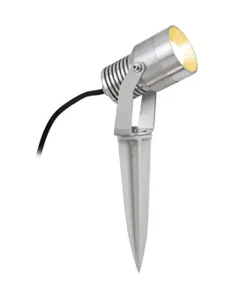 Vonkajšie svietidlo s bodcom do zeme EVN EVN PC670502 Záhradný reflektor LED so zemným hrotom 24V 5W
