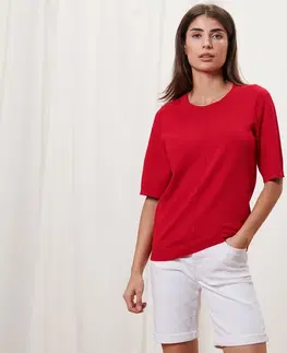 Shirts & Tops Pulóver z jemného úpletu, červená