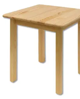 Jedálenské stoly ST108 Jedálenský stôl 75 cm, prírodná borovica