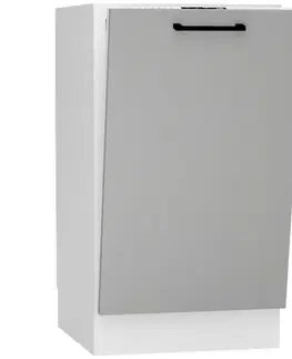 Dvierka a čelá zásuviek pre kuchynske skrinky Predná stena umývačky Max 45pz Granit
