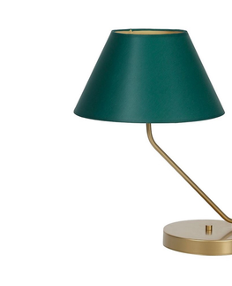 Lampy  Stolná lampa VICTORIA 1xE27/60W/230V zelená  