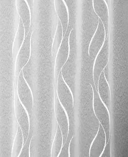 Záclony Forbyt, Záclona sable, Elena metráž, biela 150 cm