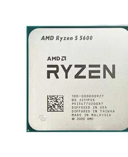 Procesory AMD Ryzen 5 5600 Procesor (až 4,4 GHz  35 MB  65 W  SocAM4) Tray bez chladiča 100-000000927