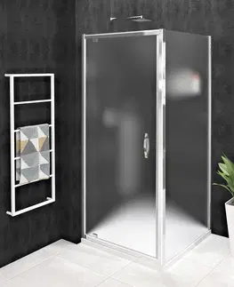 Sprchové dvere GELCO - SIGMA SIMPLY obdĺžniková sprchová zástena pivot dvere 800x1000 L/P varianta, Brick sklo GS3888GS4310