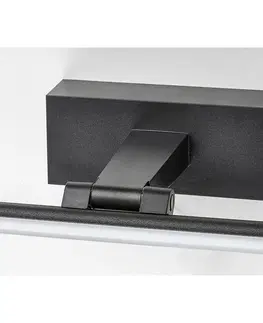 Svietidlá Rabalux 78002 nástenné LED svietidlo Gaten, 12 W, čierna
