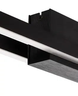 Stropné svietidlá quitani Quitani Talon LED svetlo 2-pl. čierna eloxovaná