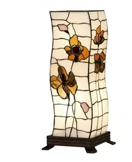 Stolové lampy Artistar Štýl Tiffany stolná lampa Blossom