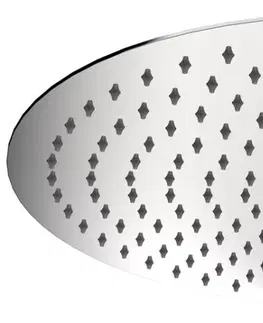 Sprchy a sprchové panely SAPHO - SLIM hlavová sprcha, priemer 400, nerez lesk MS571