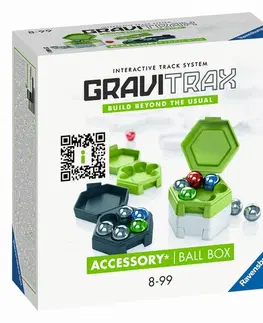 Hračky rodinné spoločenské hry RAVENSBURGER - GraviTrax Úložný box na guľôčky