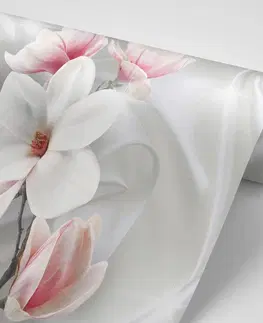 Tapety kvety Tapeta biela magnólia