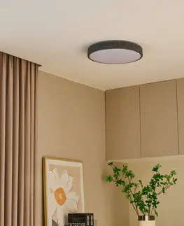SmartHome stropné svietidlá Lindby Lindby Elmor stropné LED svetlo Tuya 39 cm čierna