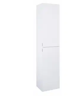 Vysoké kúpeľňové skrinky Vysoká skrinka Uni 40 2D biela