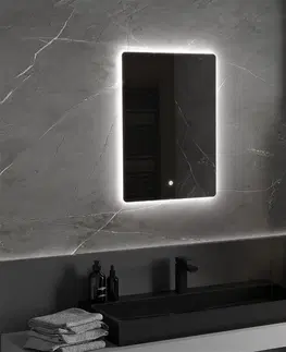 Kúpeľňa MEXEN - Sun zrkadlo s osvetlením 50 x 70 cm, LED 6000K, 9807-050-070-611-00