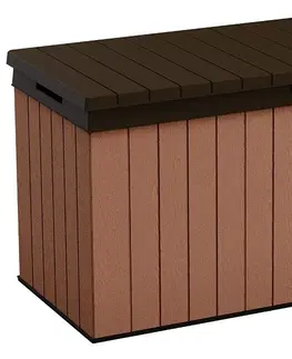 Úložné boxy Keter DARWIN úložný box 570 L - hnedý