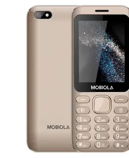 Mobilné telefóny Mobiola MB3200i, Dual SIM, Gold, zlatá