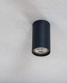 Bodové svetlá Euluna Stropný reflektor Eye, výška 10 cm, grafitový