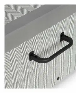 Úložné boxy Compactor Skladacia úložná krabica Boston, 50 x 40 x 25 cm, sivá