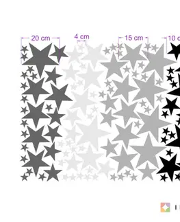 Nálepky na stenu Nálepky na stenu- 100 hviezd