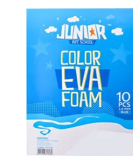 Kreatívne a výtvarné hračky JUNIOR-ST - Dekoračná pena A4 EVA biela 2.0 mm, sada 10 ks