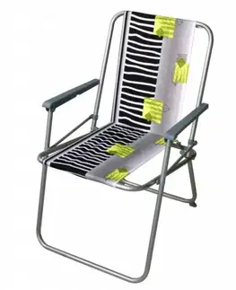 Záhradné stoličky a kreslá Kinekus Kreslo kempingové PICOLLO kov + textil