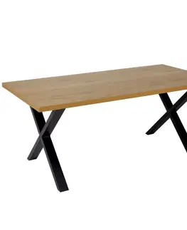 Jedálenské stoly Jedálenský stôl LADON X Dekorhome 180x90x76 cm