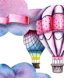 Detské obrazy Obraz akvarelové balóniky