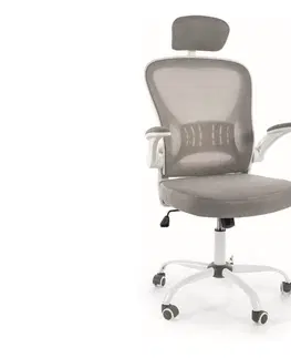 Kancelárske stoličky Kancelárske kreslo Q-639 Signal Sivá