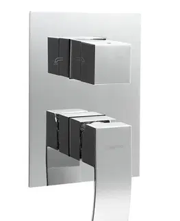 Kúpeľňové batérie SAPHO - GINKO podomietková sprchová batéria, 3 výstupy, chróm 1101-44