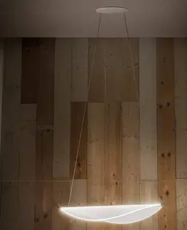 Závesné svietidlá Stilnovo Závesné LED Diphy, 76 cm, DALI stmievateľné