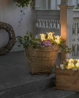 Vonkajšie dekoratívne svietidlá Konstsmide Season Svietiaca LED figúrka Prasiatko 5ks ako reťaz číra